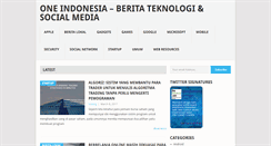 Desktop Screenshot of oneindonesia.com