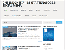 Tablet Screenshot of oneindonesia.com